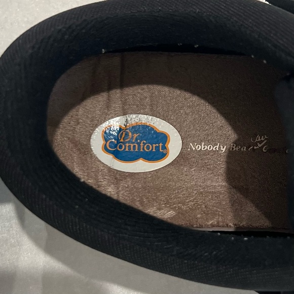 Dr. Comfort Marla Black Machine Washable Double Depth Shoe, Size 8 1/2 Wide - Picture 2 of 14